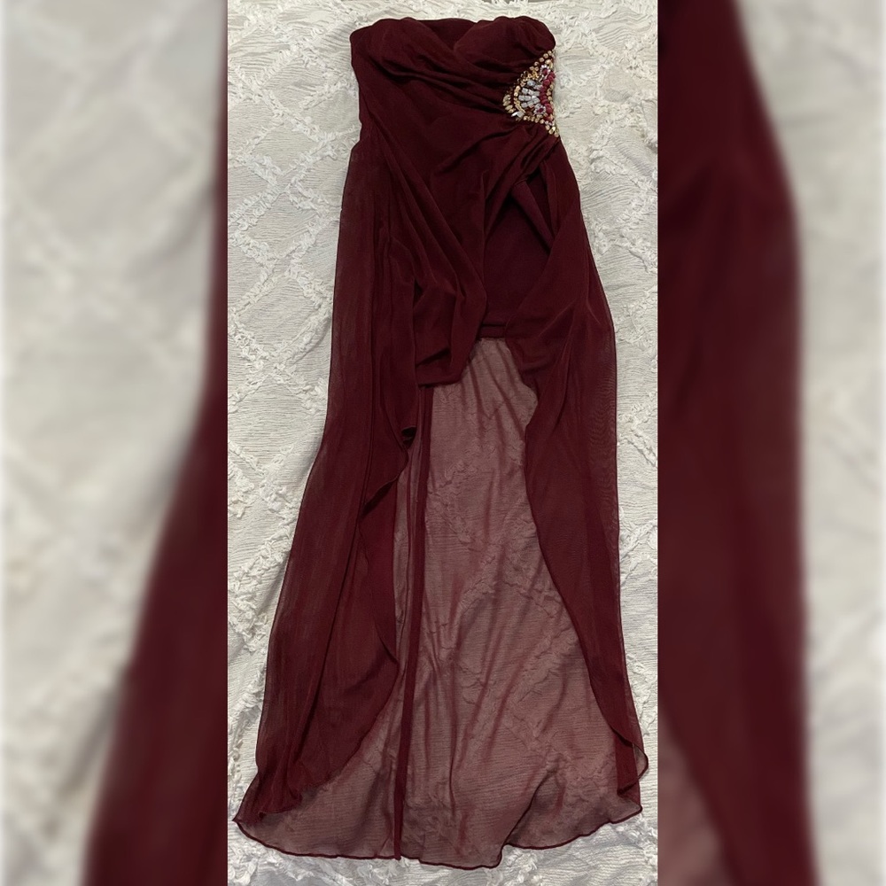 Strapless dress